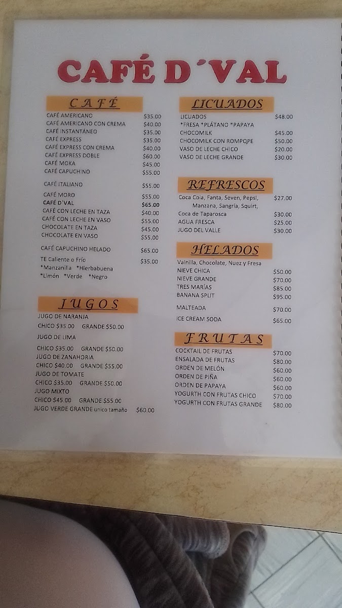 Café D'val Menu - Image 6